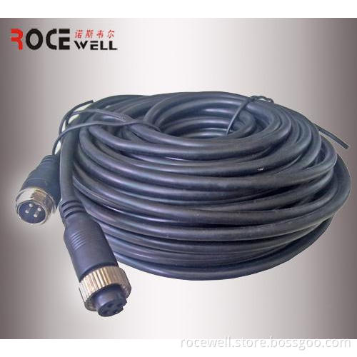Vehicle 4 Pin Video Audio Power in One Wire Cable